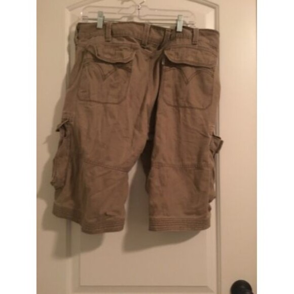 Levi's Men's Casual Cargo Shorts Brown Size 38 - Picture 6 of 9